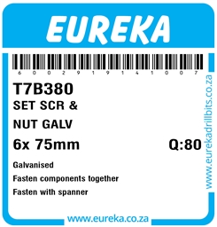 T7B380 - Set Screw & Nut -T7B380_Label_T